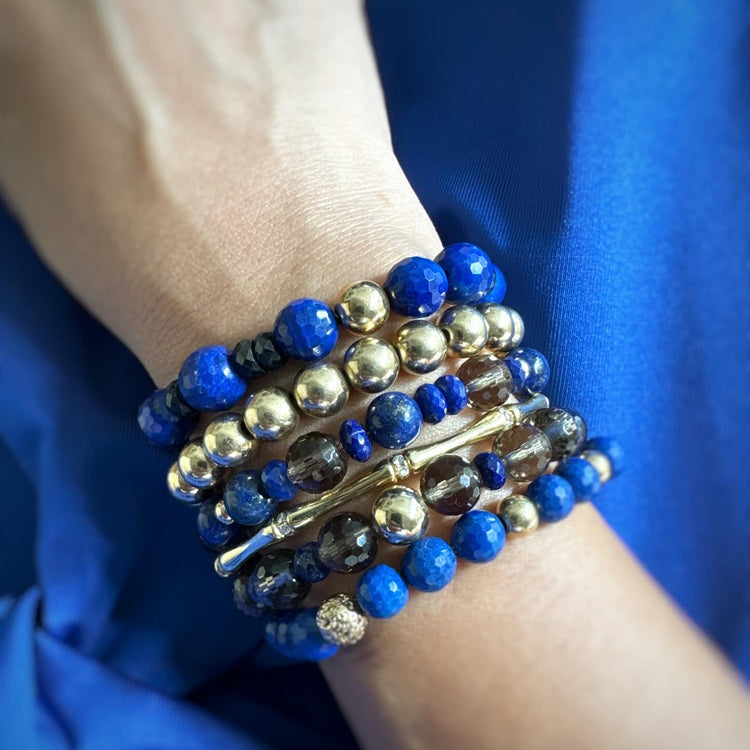 Lapis Lazuli, Smoky Quartz
