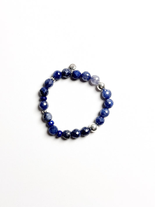 Moonstone, Dumortierite and Lapis Lazuli