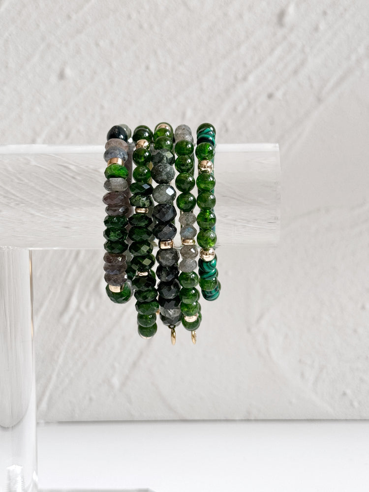 Diopside and Blood Stone