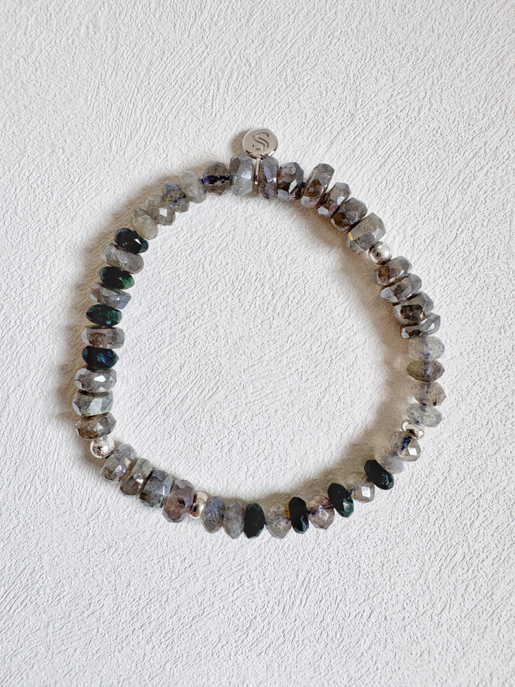 Labradorite and Moss Agate