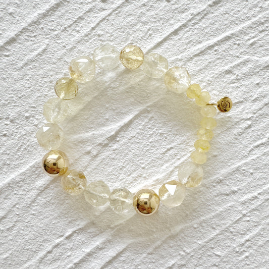 Yellow Tourmaline and Citrine