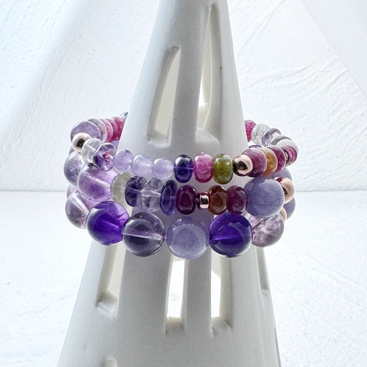 Mixed Agate, Lavender Amethyst