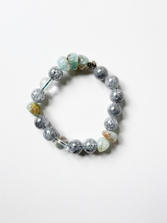 Crakle Quartz and Agate