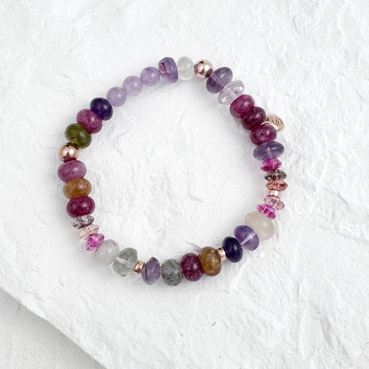 Mixed Agate, Lavender Amethyst