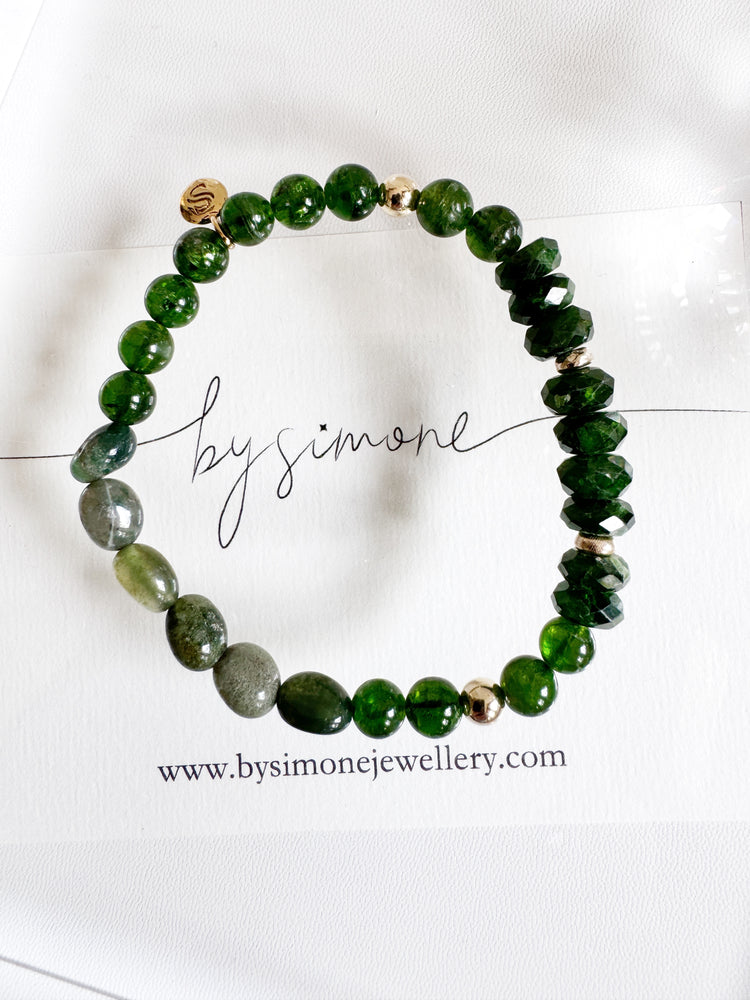 Diopside and Blood Stone