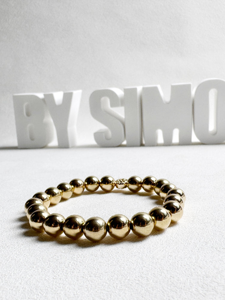 14k Gold Filled Beads Bracelet