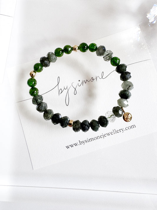 透輝石和金紅石石英