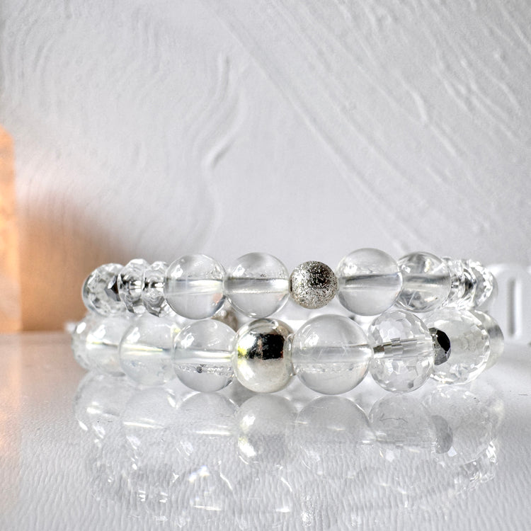 Blue Needle Quartz and Clear Quartz