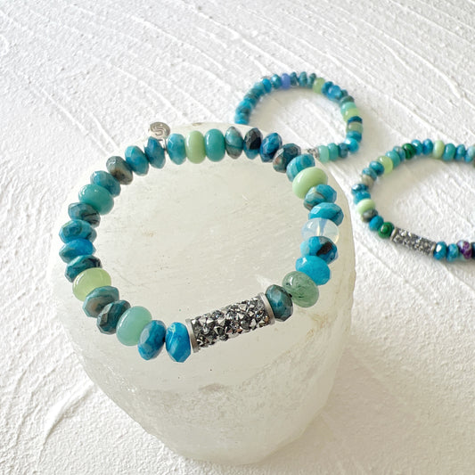 Apatite and mixed Agate