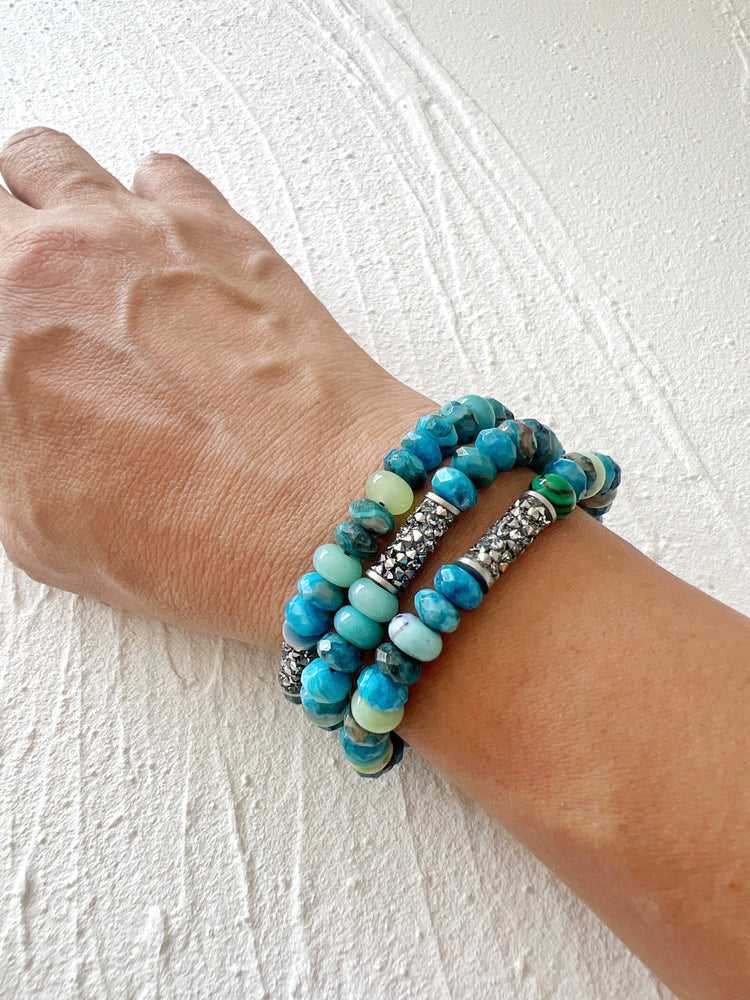 Apatite and mixed Agate