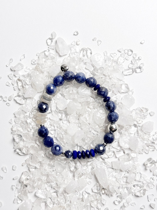 Moonstone and Lapis Lazuli