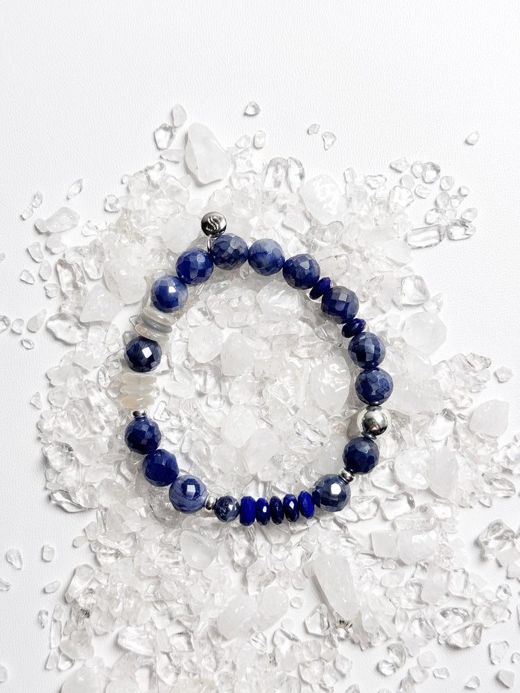 Moonstone and Lapis Lazuli