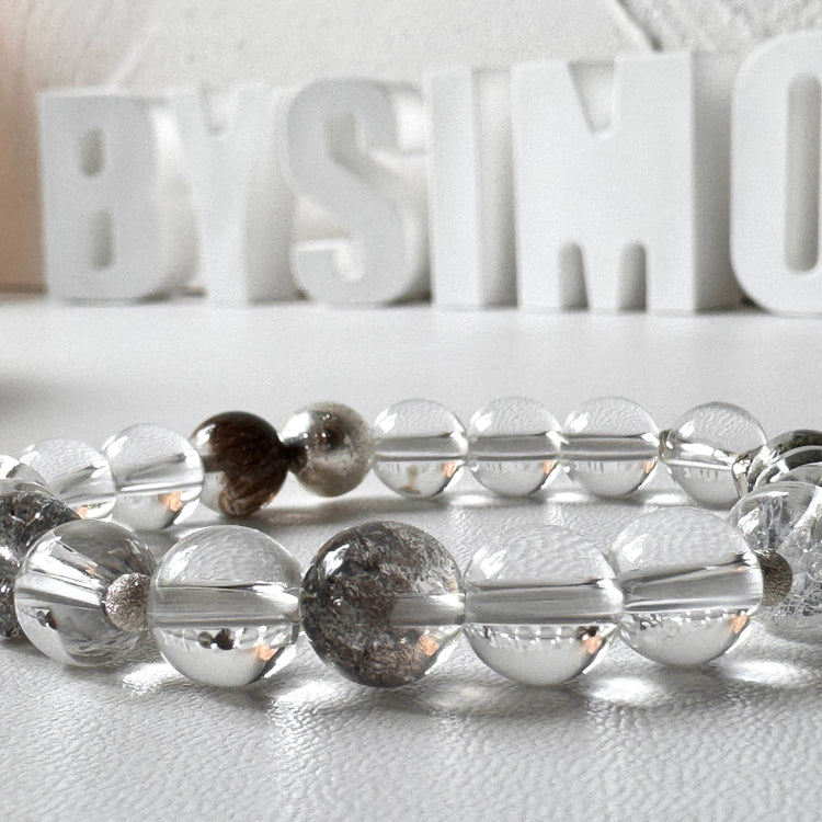 Super Seven and Clear Quartz