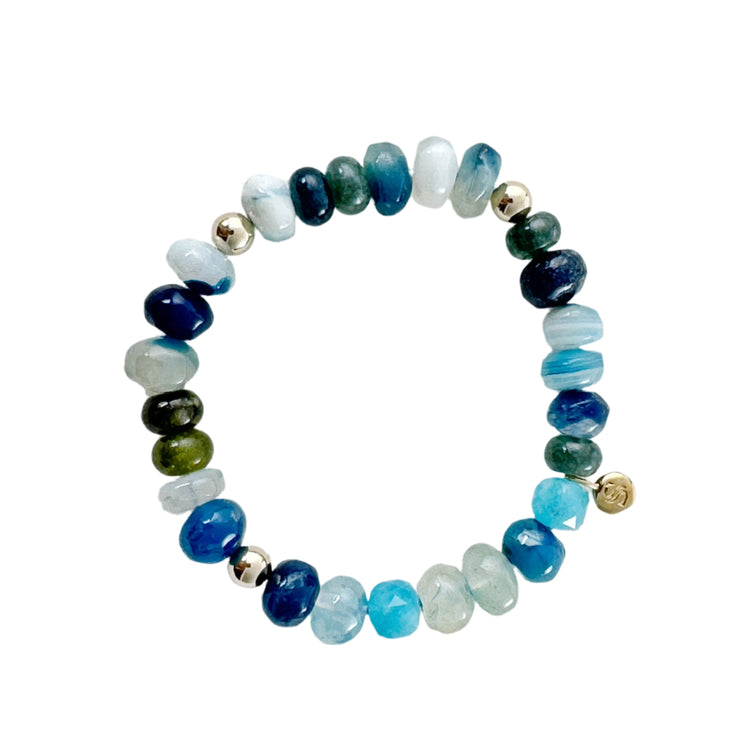 Blue Chalcedony, Amazonite and Agate
