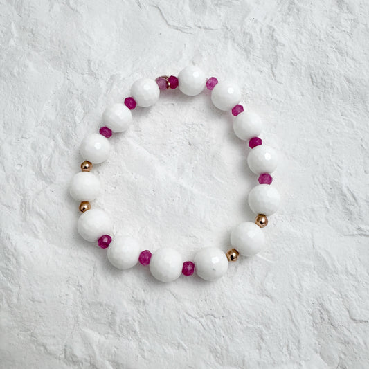 Mother of Pearl and Tourmaline