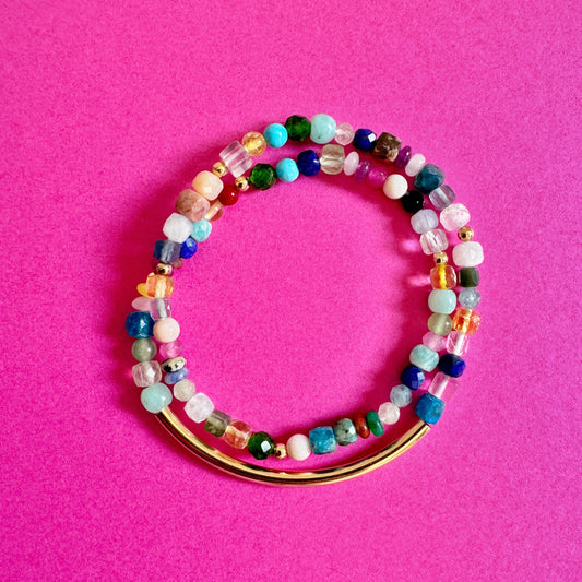 Multicolour Crystal Bracelet