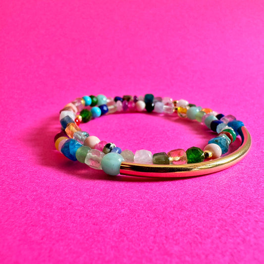 Multicolour Crystal Bracelet
