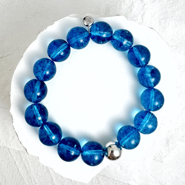 Dyed Aquamarine