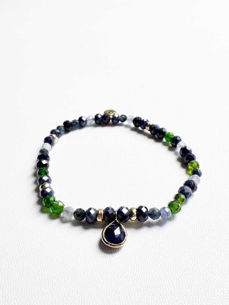 Sapphire, Kyanite and Diopside