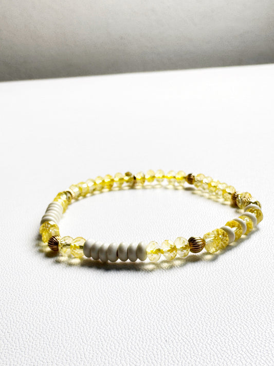 Citrine and Mother of Pearl