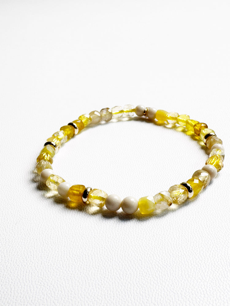 Citrine and Rutilated Quartz