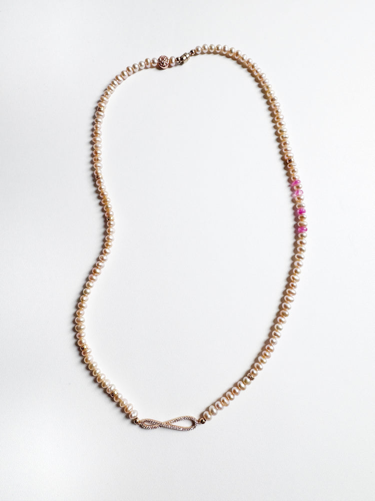 Pink Pearl and Pink Moonstone
