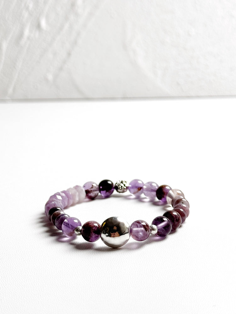 Phantom Amethyst, Lavender Amethyst and Charoite