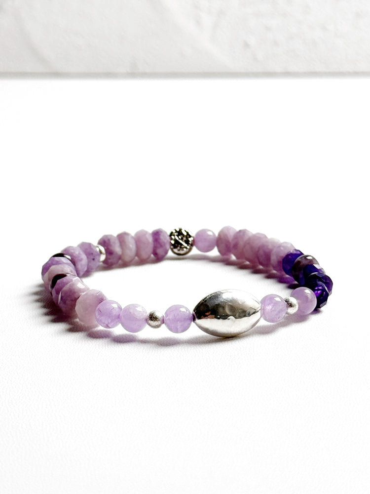 Lavender Amethyst and Charoite