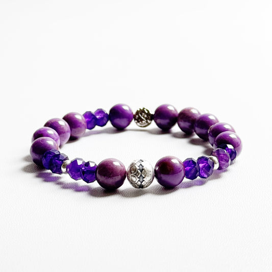 Phosphosiderite and Amethyst