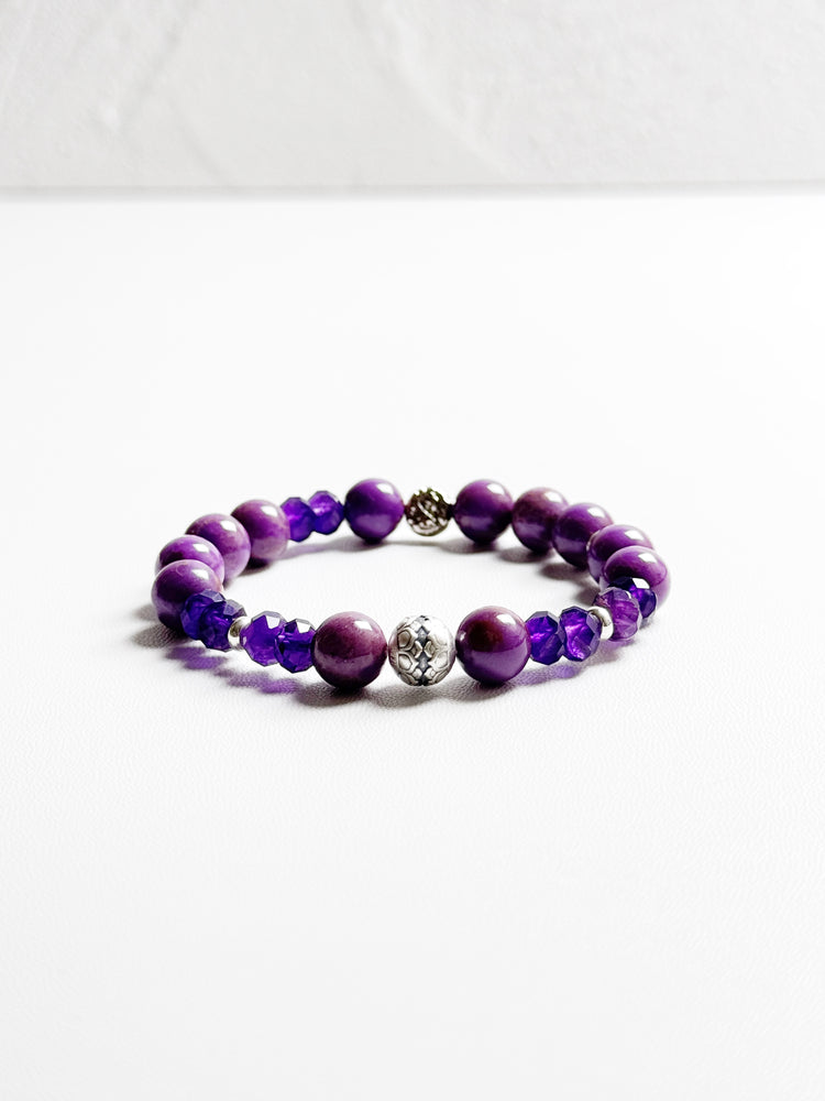Phosphosiderite and Amethyst