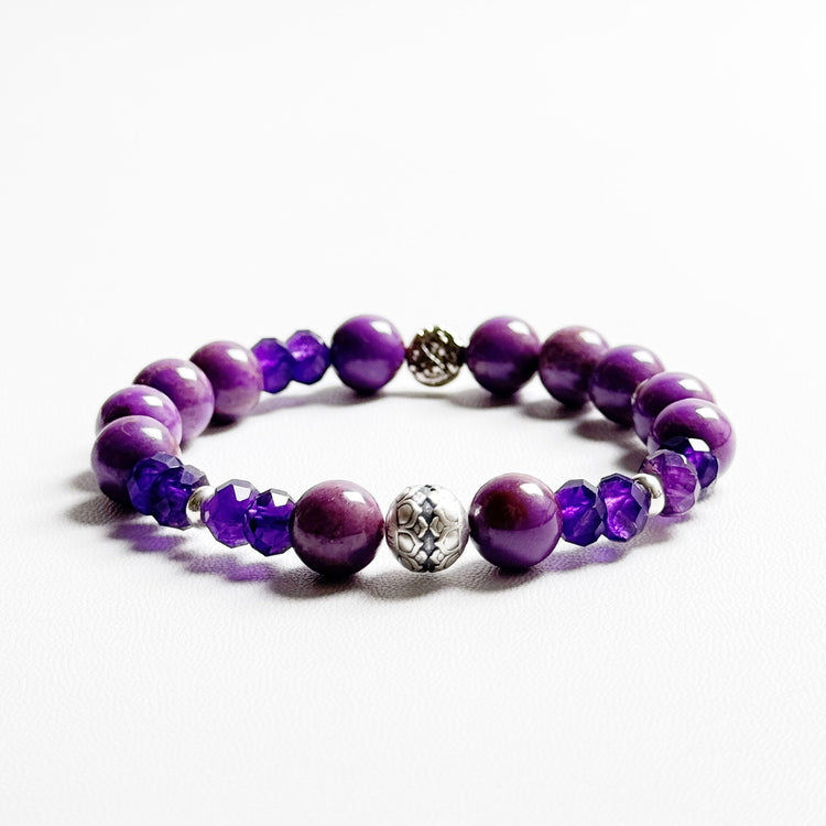 Phosphosiderite and Amethyst