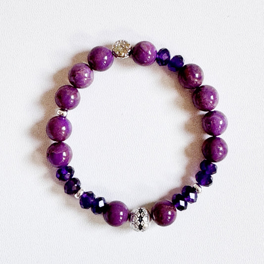 Phosphosiderite and Amethyst
