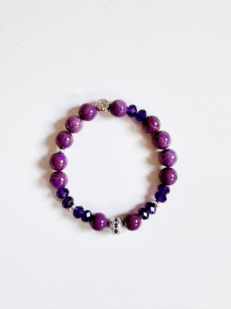 Phosphosiderite and Amethyst