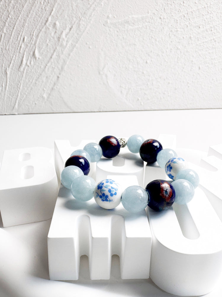 Porcelain and Aquamarine