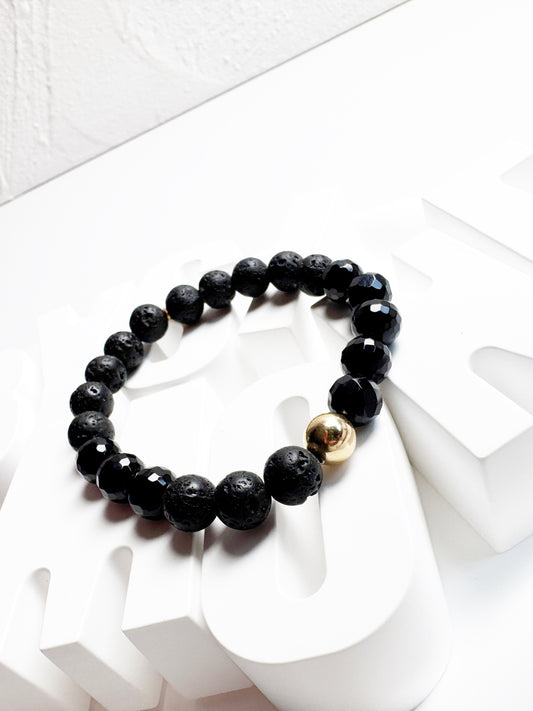 Lava Stone and Obsidian