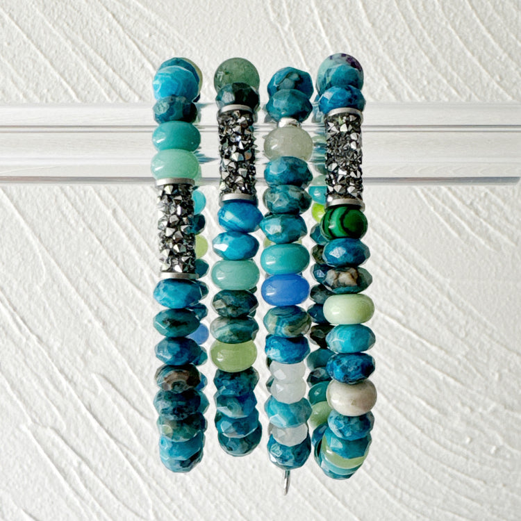 Apatite et Agate mixte
