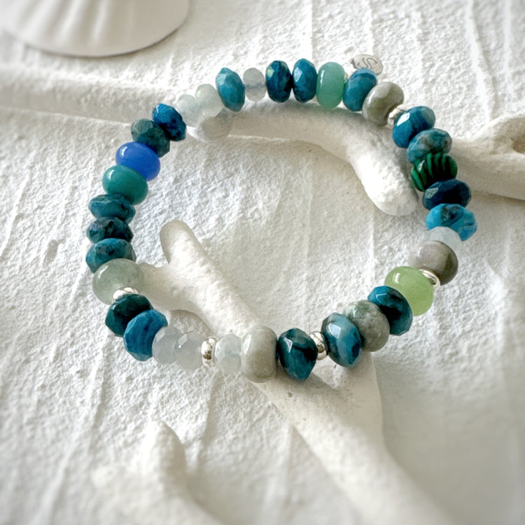 Apatite et Agate mixte