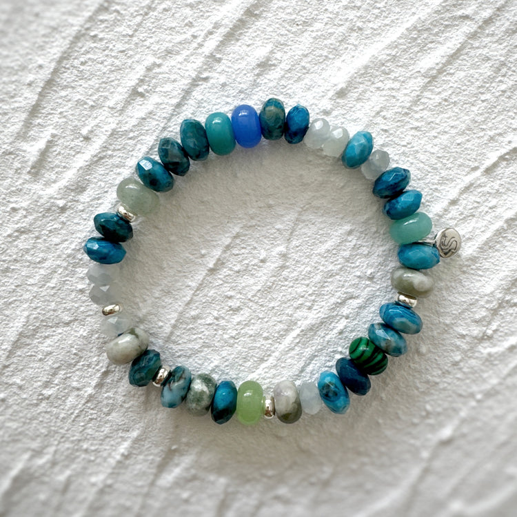 Apatite et Agate mixte