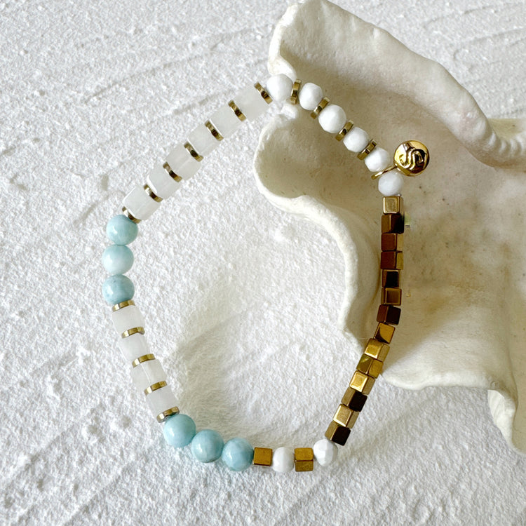 Moonstone, MOP and Larimar