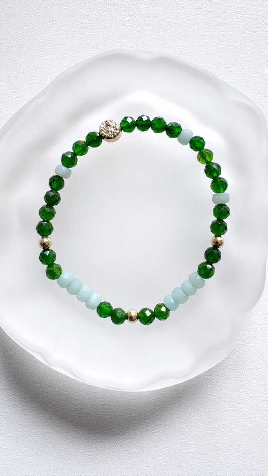 Diopside and Amazonite
