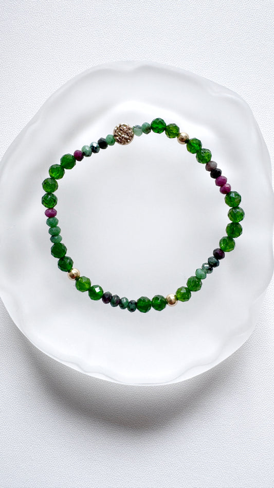 Diopside and Zosite
