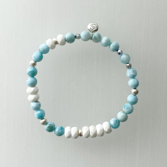 Larima and White Turquoise