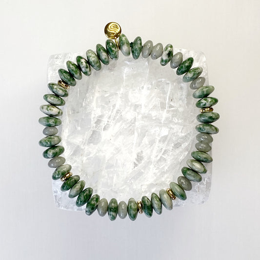 Green Peridot and Jade