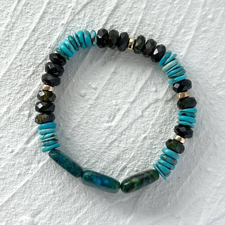 Turquoise, Apatite and Shattuckite