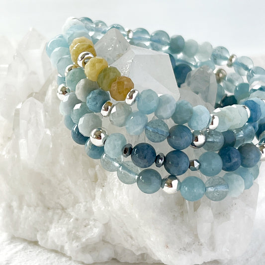 Aquamarine and Morganite