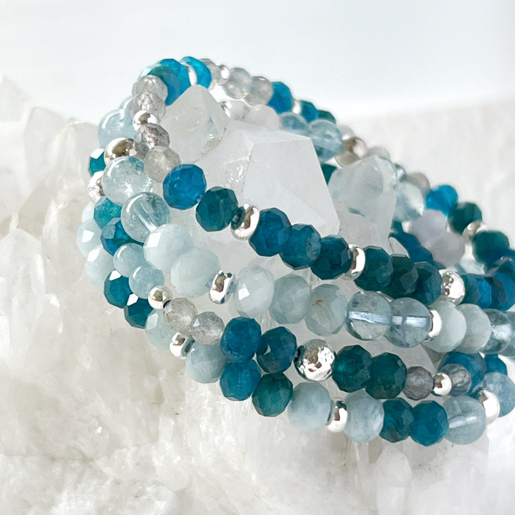 Apatite et Labradorite