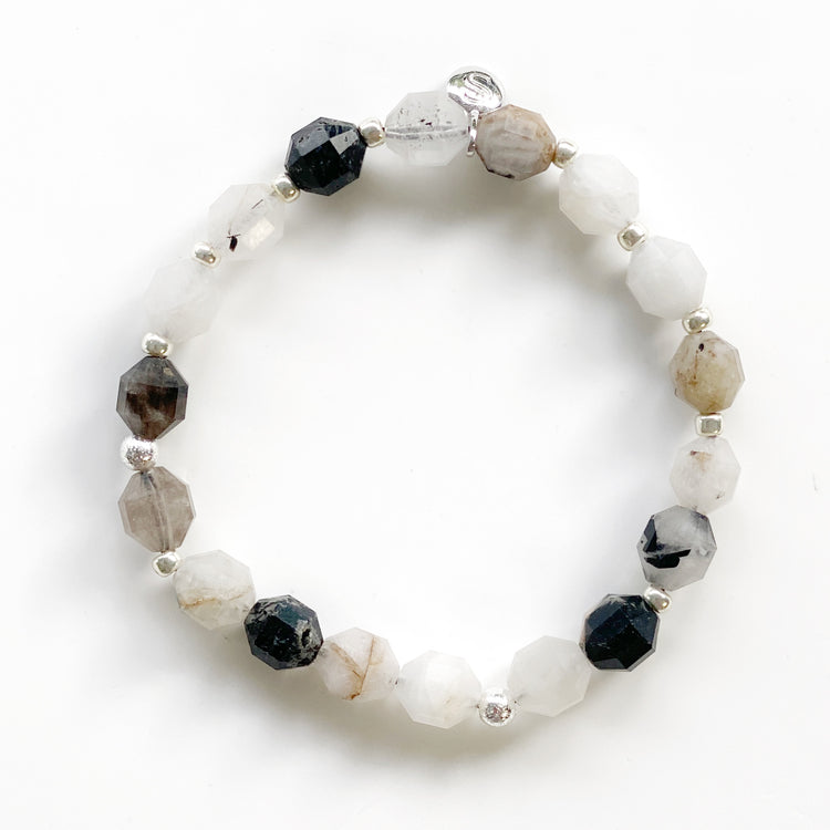 Quartz rutile noir