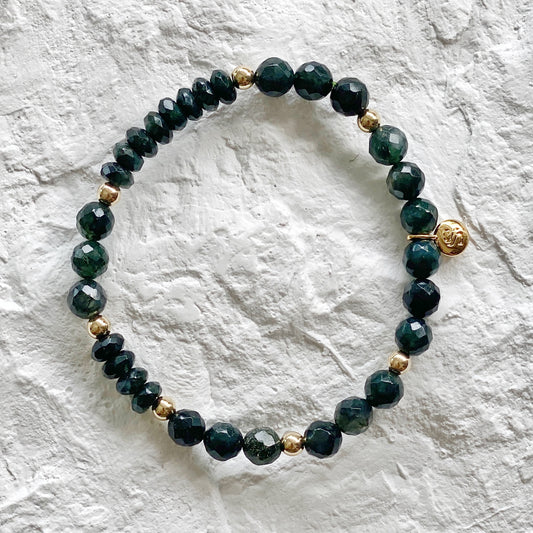 Green, Moss Agate and Diopside