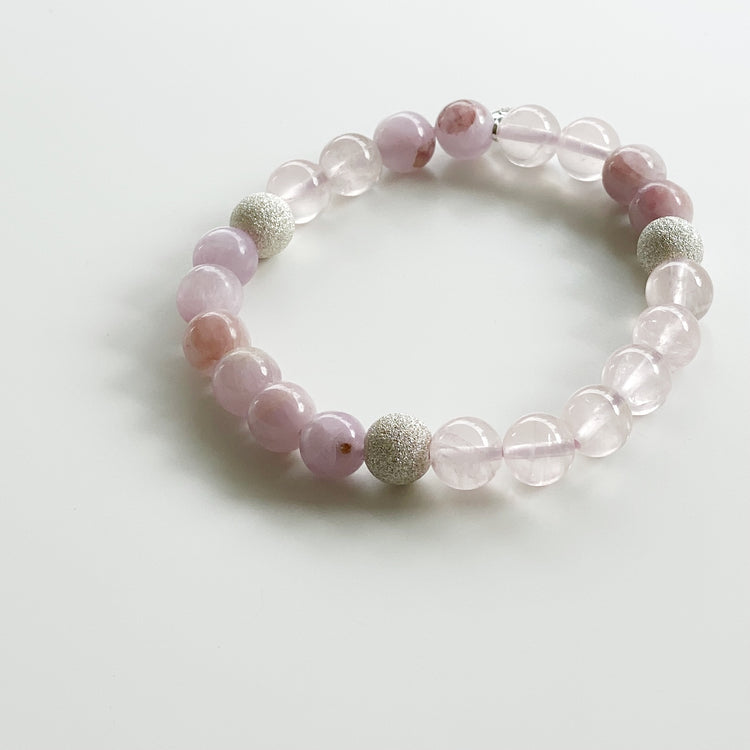 Kunzite and Rose Quartz