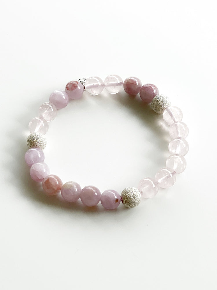 Kunzite and Rose Quartz